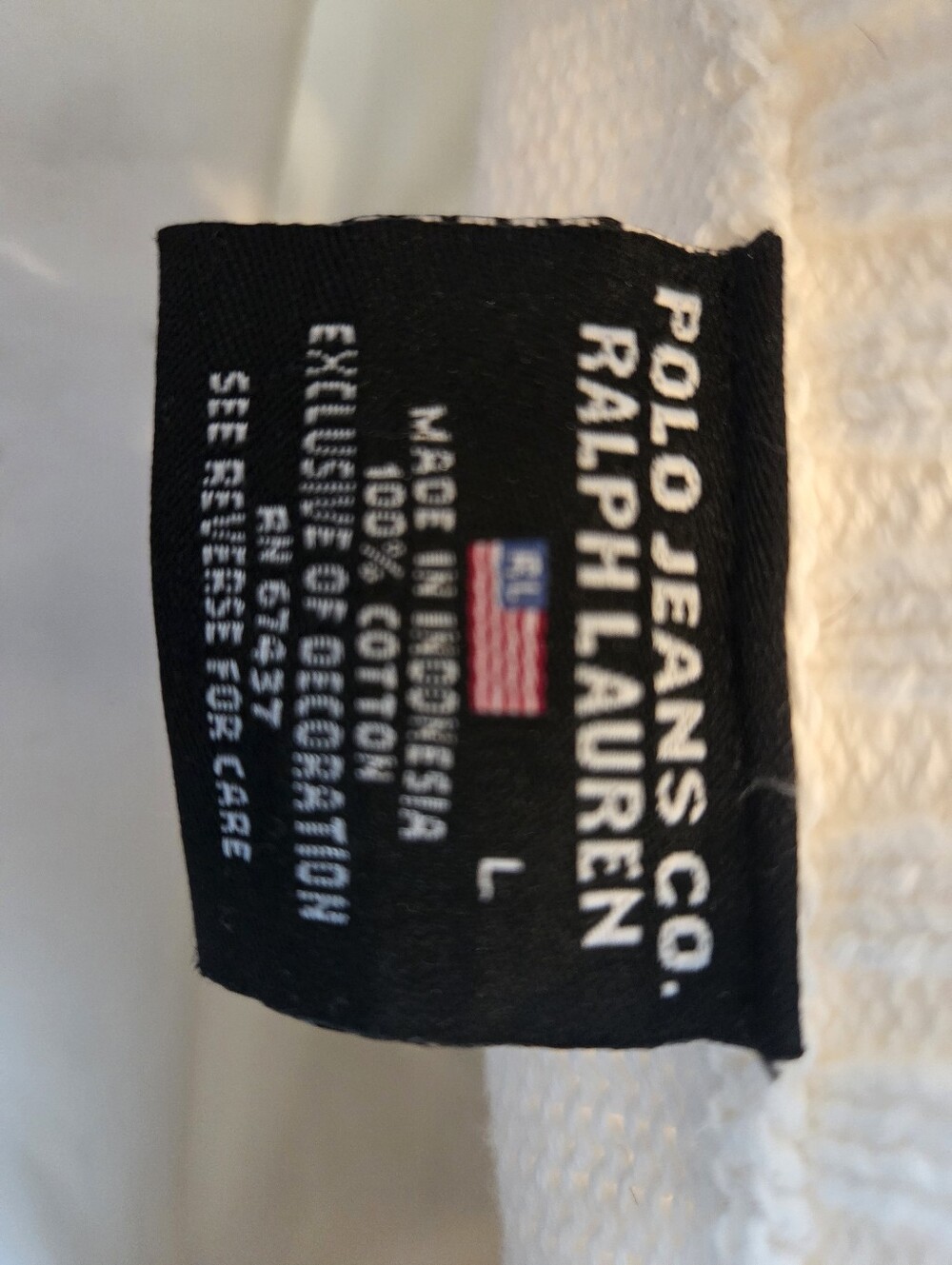 Ralph Lauren Cream American Flag Knit Sweater - Picture 4 of 6